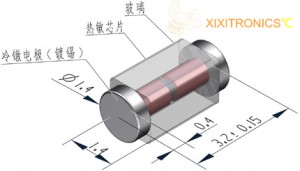 MELF Style Glass NTC Thermistor MF59 series