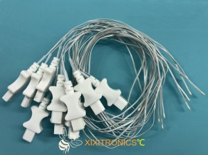 Disposable General Purpose Medical Temperature Sensor with 32 AWG Medical Grade PVC Wire 400 Series