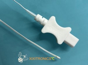 Disposable General Purpose Medical Temperature Sensor with 32 AWG Medical Grade PVC Wire 400 Series