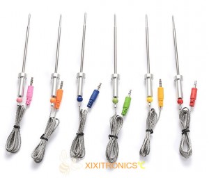 Digital meat temperature probe