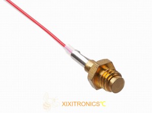 Precision Threaded Temperature Sensor for Industrial Control Heating Plate