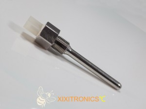 Threaded Tube Immersion Temperature Sensor with a Molex male connector For Boiler,Water Heater